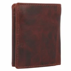 Greenburry Herrengeldbörsen Hochformat<Rugged Geldbörse RFID Schutz Leder 8.5 cm brown
