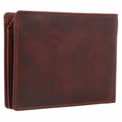 Best Greenburry Rugged Geldbörse RFID Schutz Leder 12.5 cm brown