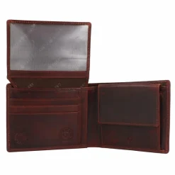 Best Greenburry Rugged Geldbörse RFID Schutz Leder 12.5 cm brown