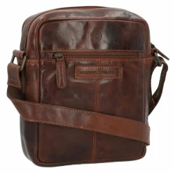 Greenburry Umhängetaschen<Rugged Umhängetasche Leder 21 cm brown