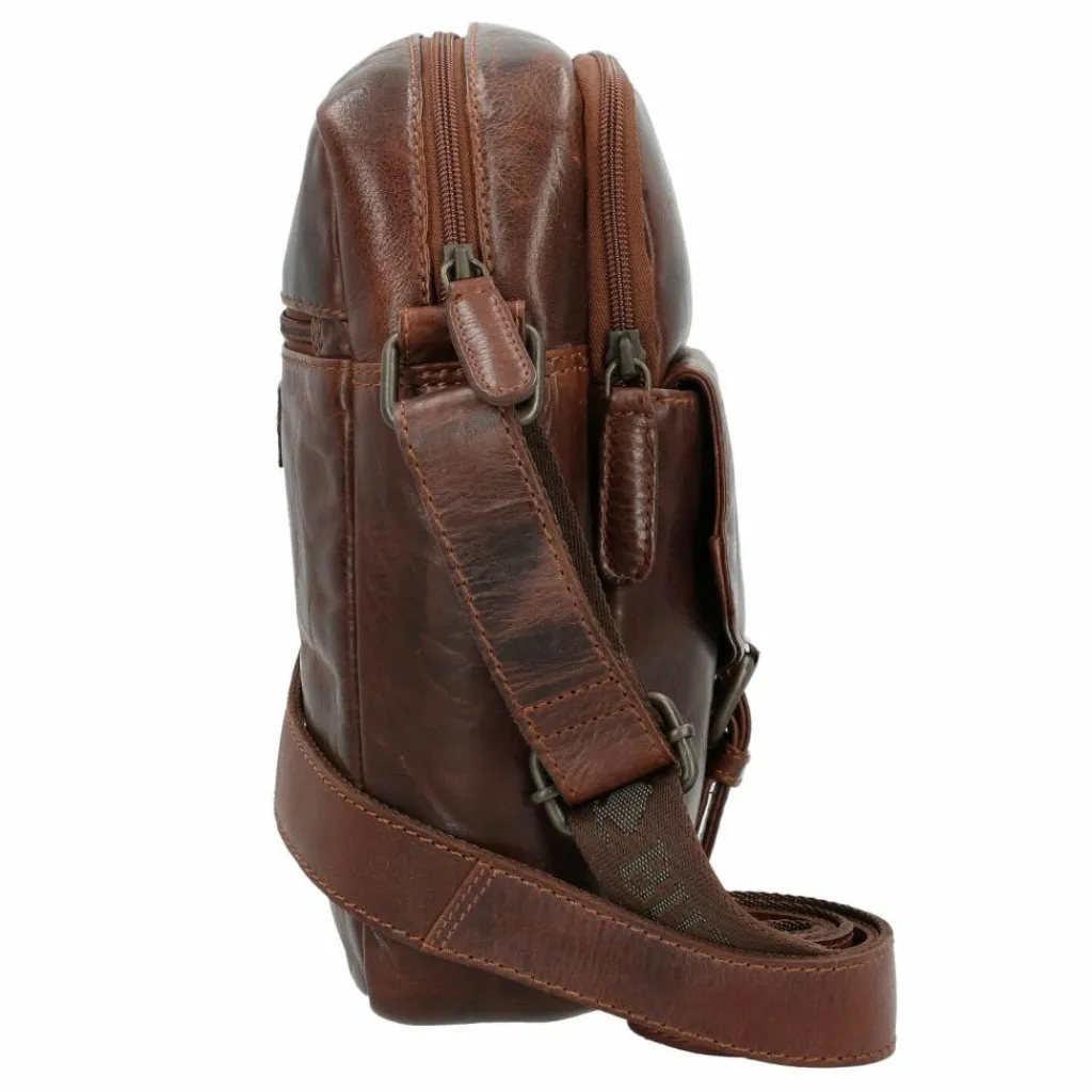 Greenburry Umhängetaschen<Rugged Umhängetasche Leder 21 cm brown