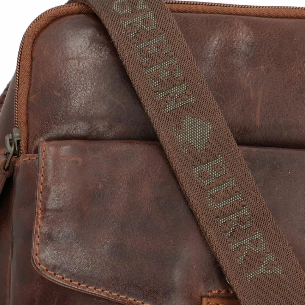 Greenburry Umhängetaschen<Rugged Umhängetasche Leder 21 cm brown