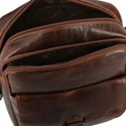 Greenburry Umhängetaschen<Rugged Umhängetasche Leder 21 cm brown