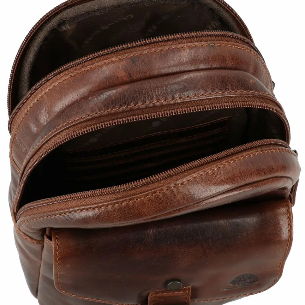 Greenburry Rugged Umhängetasche Leder 17 cm
