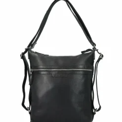 Clearance Greenburry Schultertasche Leder 29,5 cm black