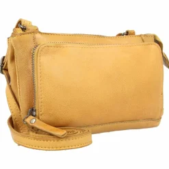 Greenburry Soft Umhängetasche Leder 20 cm yellow