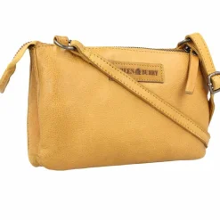 Greenburry Soft Umhängetasche Leder 20 cm yellow