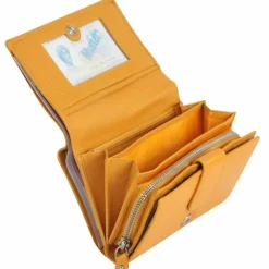 Greenburry Damengeldbörsen Querformat<Spongy Geldbörse Leder 15,5 cm yellow