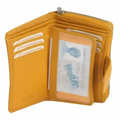 Clearance Greenburry Spongy Geldbörse Leder 8,5 cm black