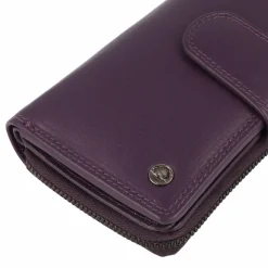 Sale Greenburry Spongy Geldbörse Leder 9,5 cm purple