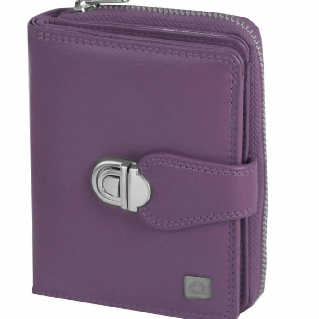 Greenburry Damengeldbörsen Hochformat<Spongy Geldbörse Leder 9 cm purple