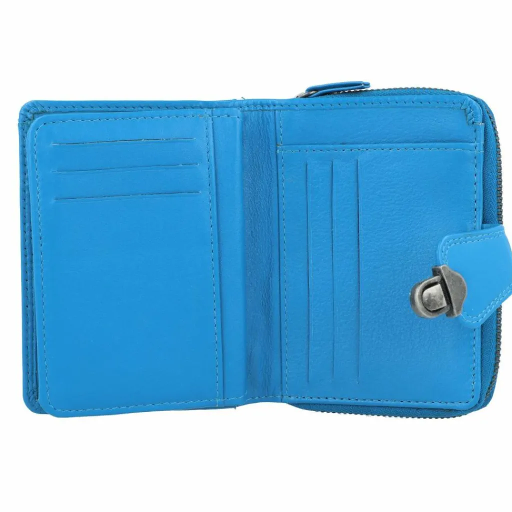 Greenburry Damengeldbörsen Hochformat<Spongy Geldbörse Leder 9 cm purple