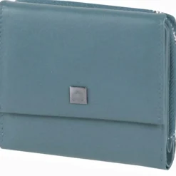 Greenburry Damengeldbörsen Querformat<Spongy Geldbörse Leder 10,5 cm petrol