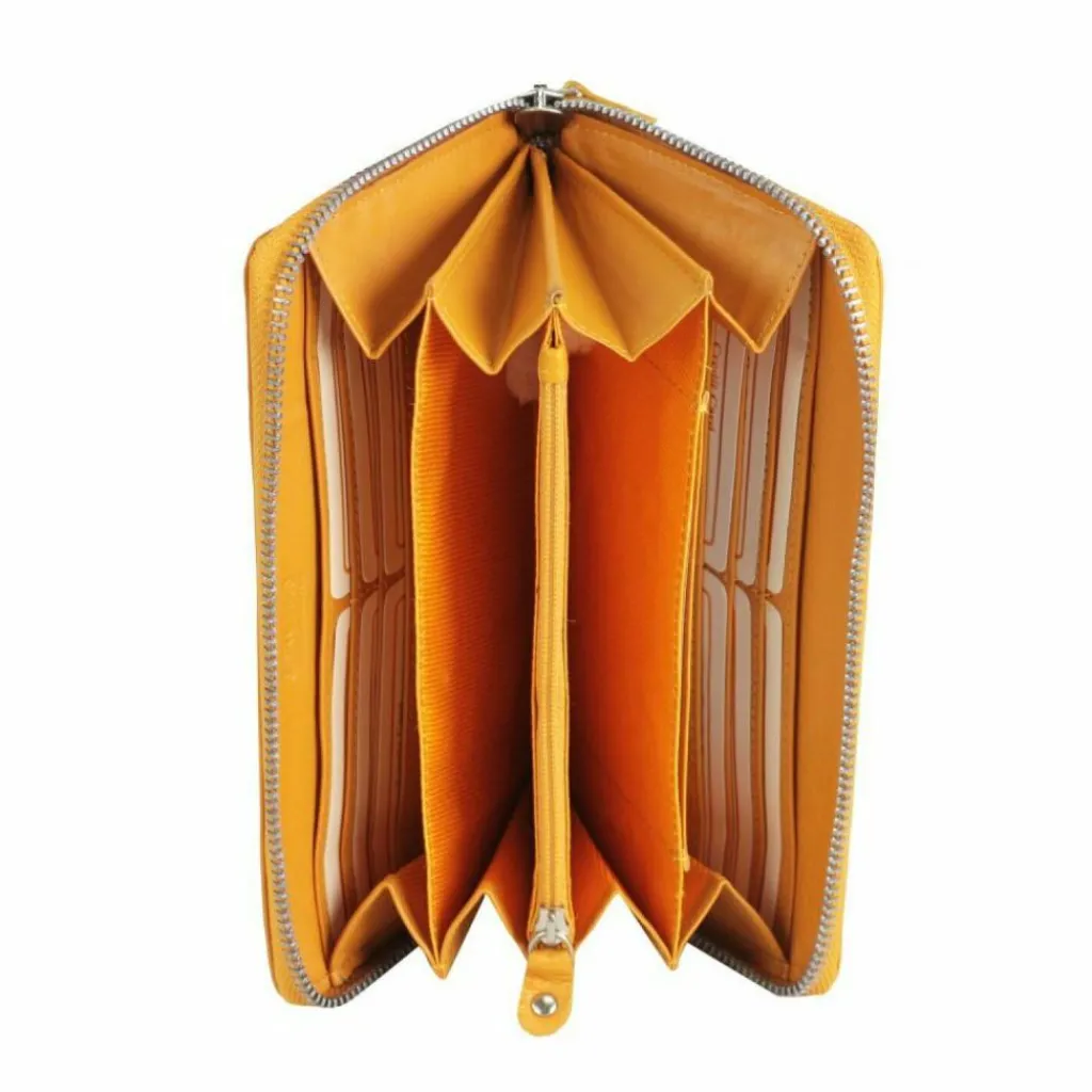 Discount Greenburry Spongy Geldbörse Leder 19 cm orange
