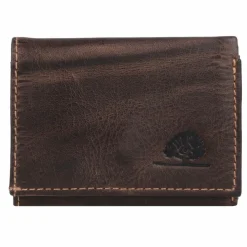 Greenburry Herrengeldbörsen Querformat<Tornado Geldbörse RFID Schutz Leder 9.5 cm teak brown