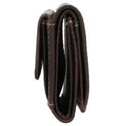 Greenburry Herrengeldbörsen Querformat<Tornado Geldbörse RFID Schutz Leder 9.5 cm teak brown