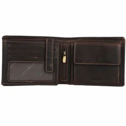 Herren Greenburry Tornado Geldbörse RFID Schutz Leder 12 cm