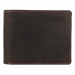 Greenburry Herrengeldbörsen Querformat<Tornado Geldbörse RFID Schutz Leder 13 cm teak brown