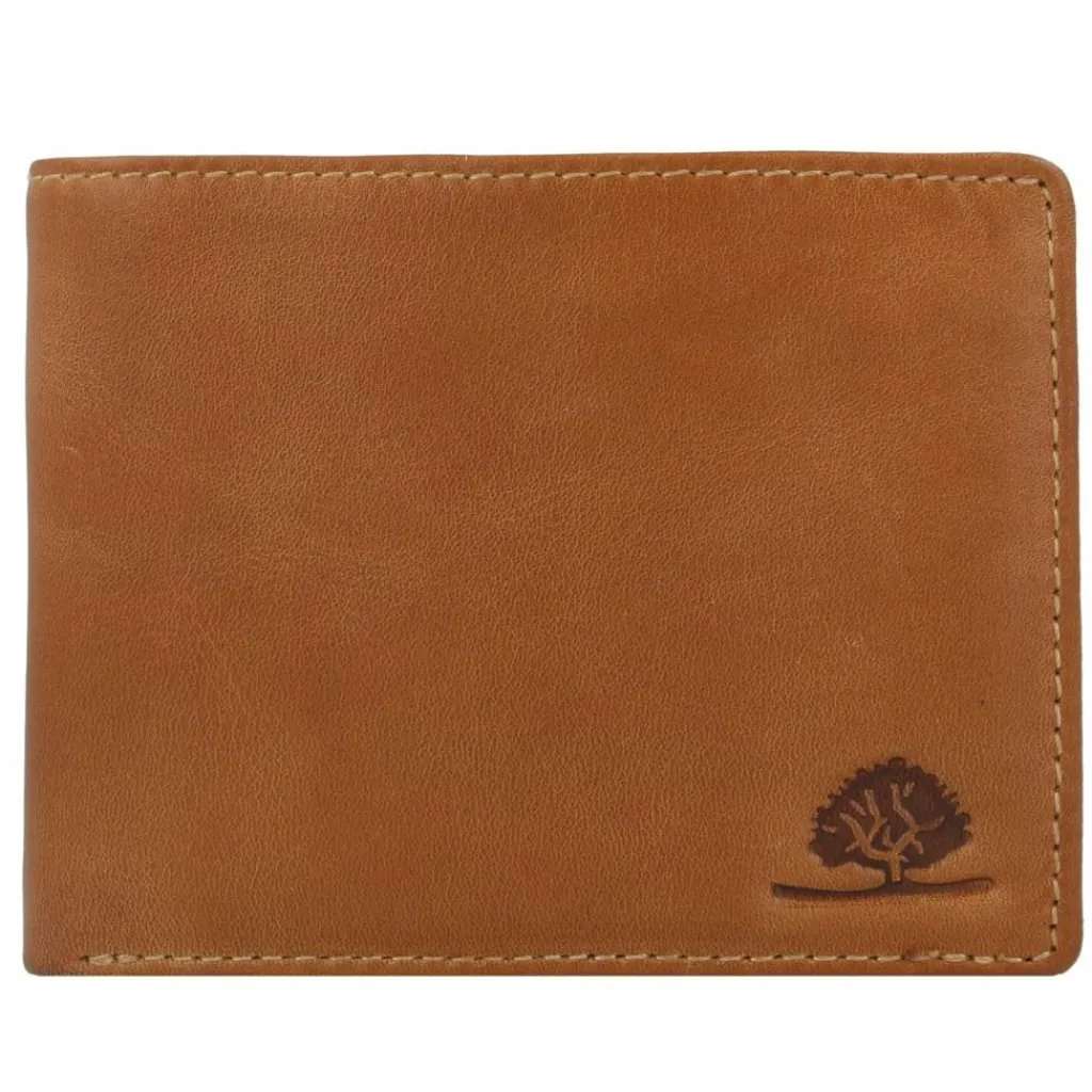 Outlet Greenburry Tornado Geldbörse RFID Schutz Leder 12 cm peanut brown