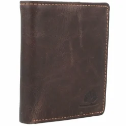 Greenburry Herrengeldbörsen Hochformat<Tornado Geldbörse RFID Schutz Leder 9 cm teak brown
