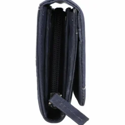 Greenburry Damengeldbörsen Querformat<Tumble Nappa Geldbörse Leder 19 cm navy blue