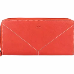 Hot Greenburry Tumble Nappa Geldbörse Leder 20 cm tomato