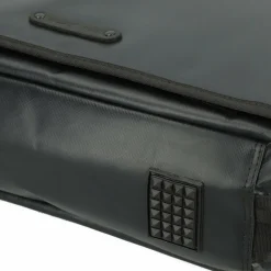 Greenburry Messenger Bags|Laptoptaschen<Upcycled Tarpaulin Messenger 40 cm Laptopfach black