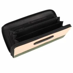 Outlet Greenburry Upcycled Tarpaulin Geldbörse 19 cm beige-olive