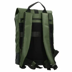 Best Greenburry Upcycled Tarpaulin Daypack 45 cm Laptopfach olive-black