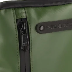 Best Greenburry Upcycled Tarpaulin Mini Bag Umhängetasche 14 cm olive