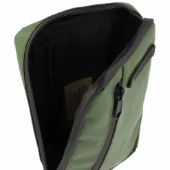 Best Greenburry Upcycled Tarpaulin Mini Bag Umhängetasche 14 cm olive