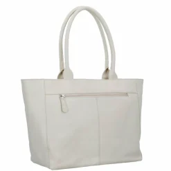 Greenburry Shopper|Schultertaschen<Vegas Shopper Tasche Leder 46 cm coconut milk