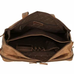 Greenburry Vintage Aktentasche Leder 42 cm Laptopfach