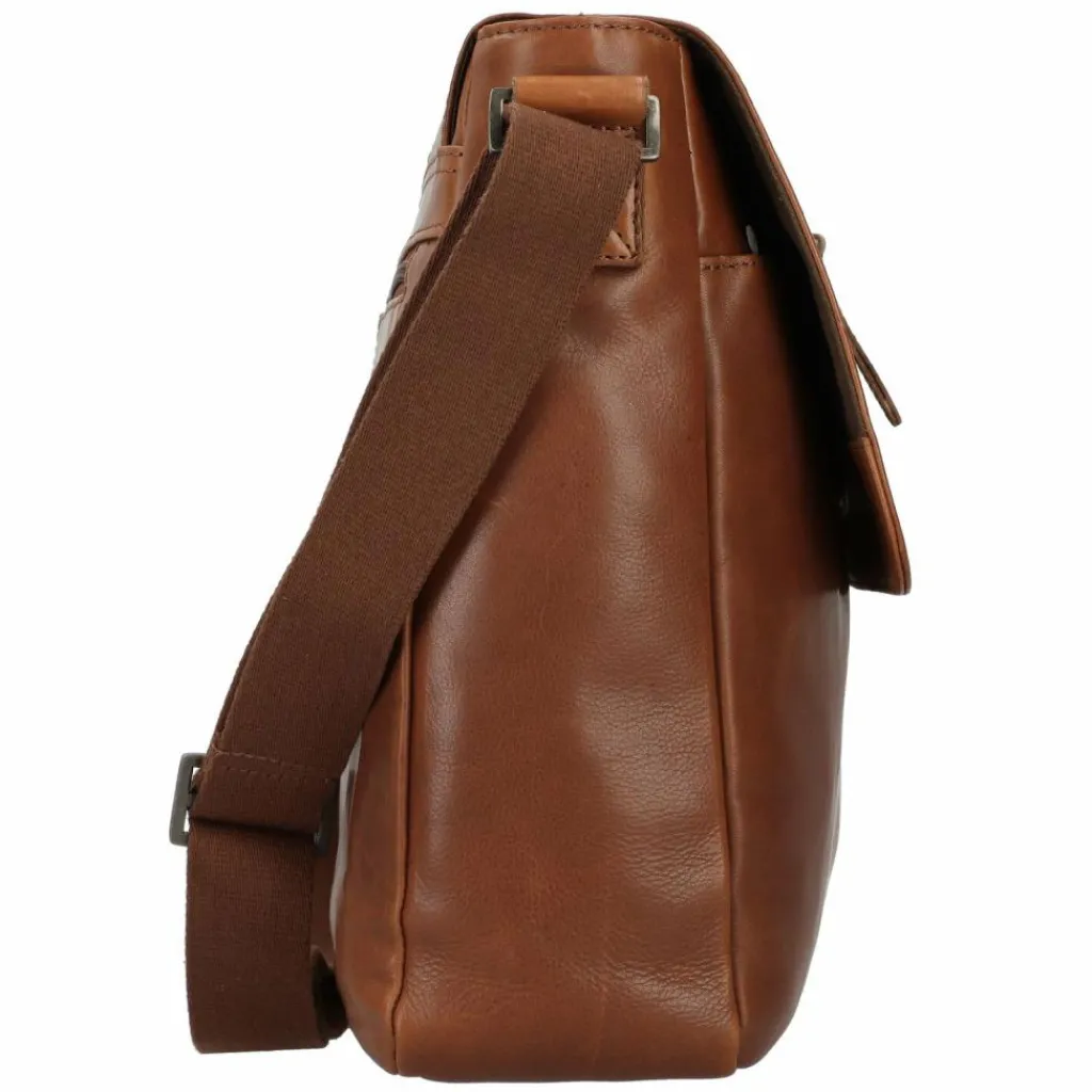 Greenburry Vintage Aktentaschen Messenger Leder 40 cm Laptopfach