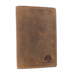 Clearance Greenburry Vintage Ausweisetui RFID Leder 9 cm braun