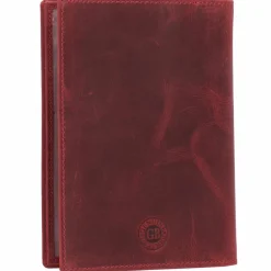 Greenburry Ausweisetuis<Vintage Ausweisetui Leder 12.5 cm rusty red