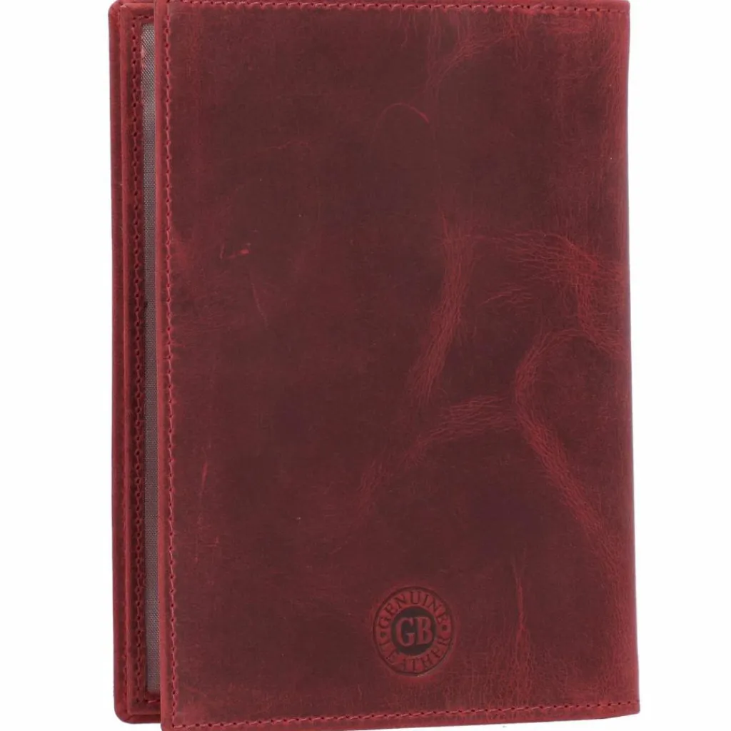 Greenburry Ausweisetuis<Vintage Ausweisetui Leder 12.5 cm rusty red
