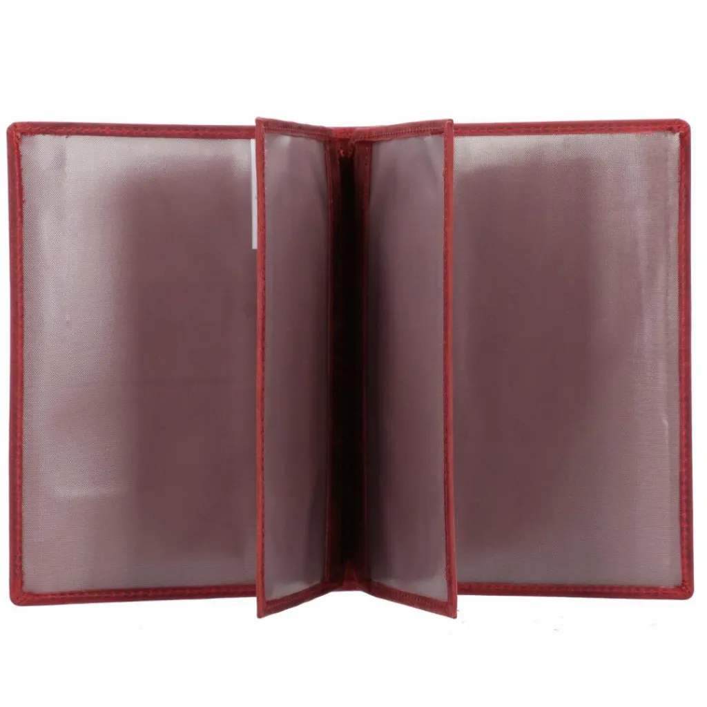 Greenburry Ausweisetuis<Vintage Ausweisetui Leder 12.5 cm rusty red