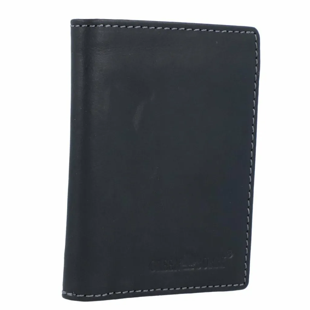 Outlet Greenburry Vintage Ausweisetui RFID Leder 9 cm schwarz