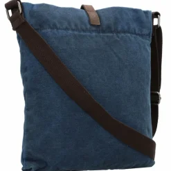 Hot Greenburry Vintage Aviator Umhängetasche 27 cm blue