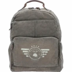 New Greenburry Vintage Aviator Rucksack 43 cm Laptopfach khaki