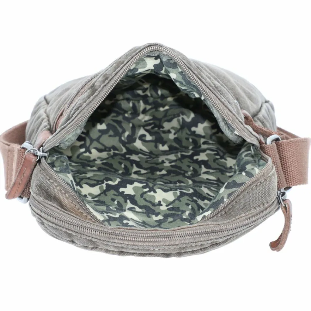 Best Greenburry Vintage Aviator Umhängetasche 22 cm khaki