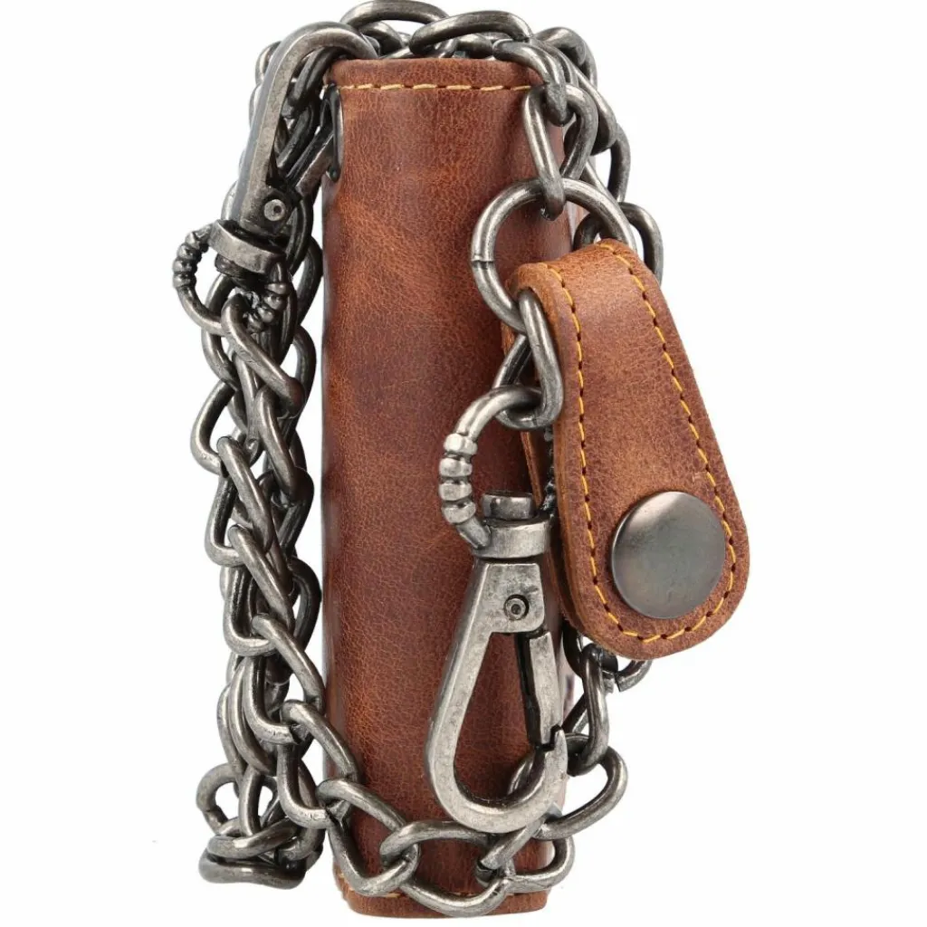 Herren Greenburry Vintage Cafe-Racer Geldbörse RFID Leder 12 cm