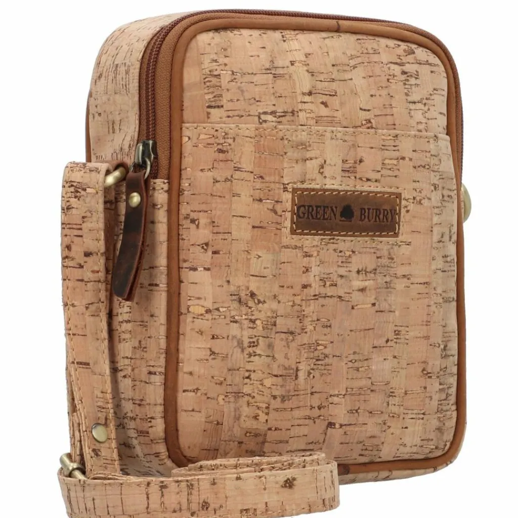 Hot Greenburry Vintage Umhängetasche 16.5 cm cork