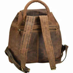 New Greenburry Vintage Daypack Leder 40 cm braun