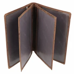 Greenburry Ausweisetuis<Vintage Dokumenten Etui Leder 12 cm wels