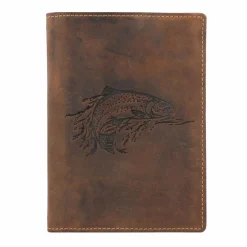 Greenburry Ausweisetuis<Vintage Dokumenten Etui Leder 12 cm forelle
