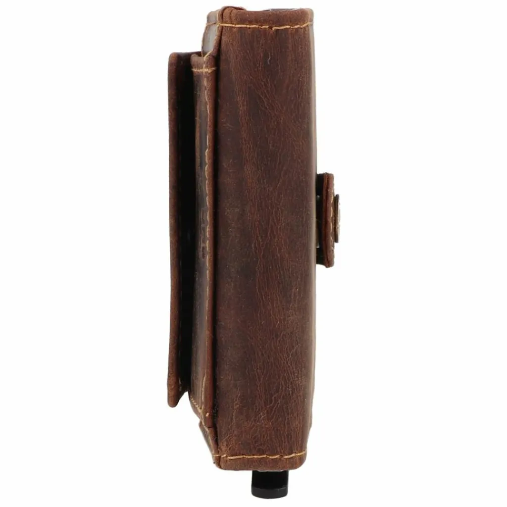 Greenburry Herrengeldbörsen Querformat<Vintage Geldbörse RFID Schutz Leder 7.5 cm brown