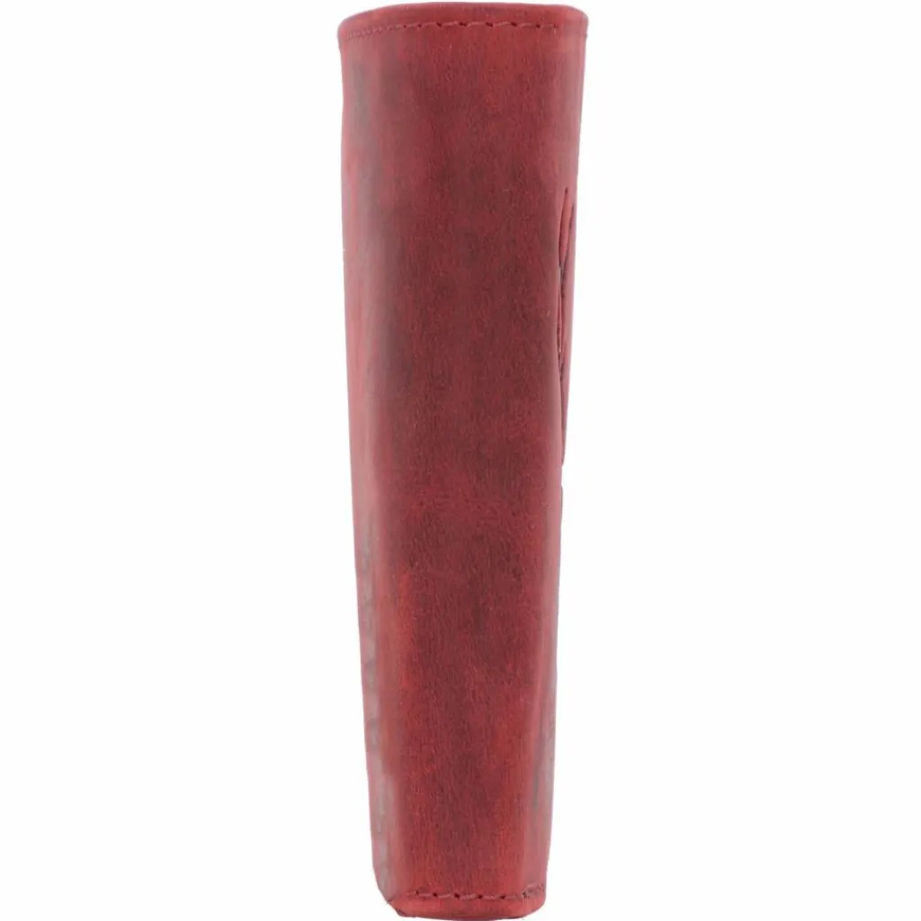 Best Greenburry Vintage Geldbörse Hirsch Leder 9,5 cm rusty red