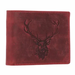 Sale Greenburry Vintage Geldbörse Leder 13 cm rusty red